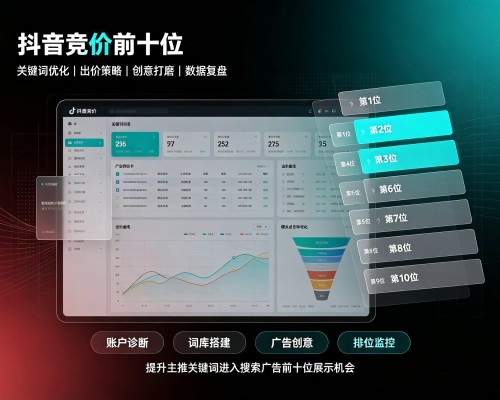 特克斯抖音搜索竞价